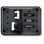 AC Toggle Selector, 2 Source 120 Volt Mains, 30 Amp, No Meter