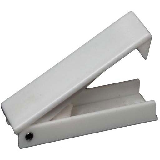 Baggage Door Catch - White - squared