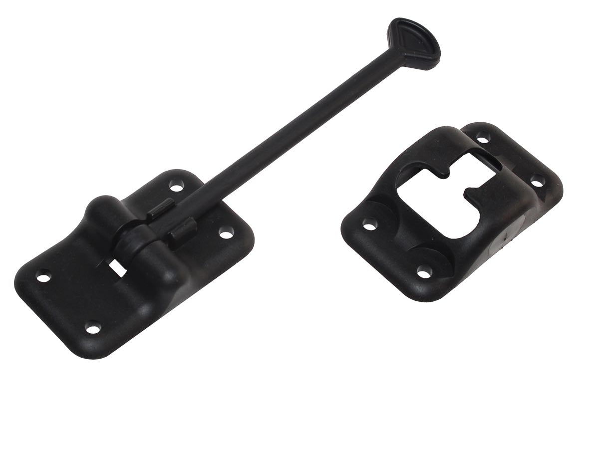 Entry Door Holder - Plastic T - 6" - Black