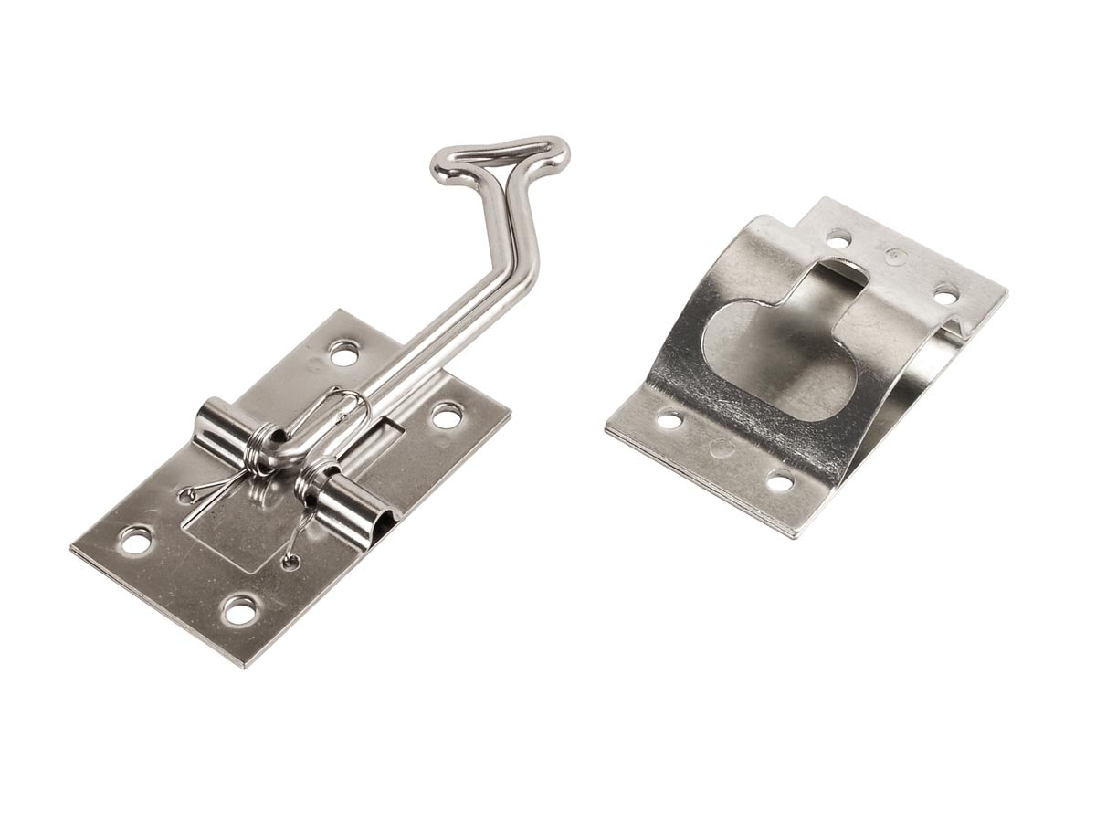 Entry Door Holder - Stainless Steel - 45 Degree - Self Closing