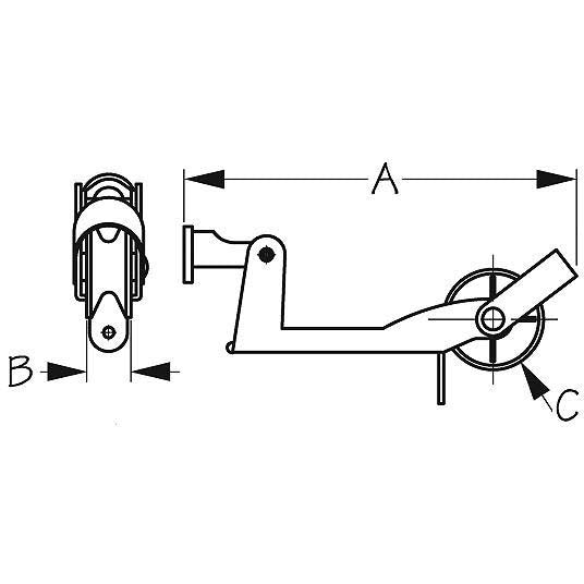 Sea-Dog, Anchor Lift & Lock Bow Roller