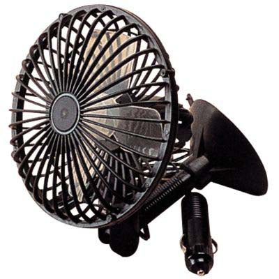 Suction Cup Mount Fan, uses Cigarette Plug/12v power socket