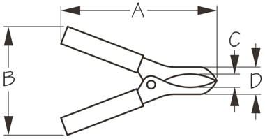 Sea-Dog, Battery Clips, Pair