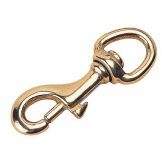 Brass Swivel Eye Bolt Snap 5/8 in.