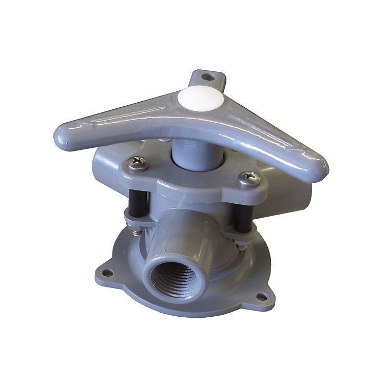 Bosworth Base Mount Y-Valve, Tapped 1/2" FNPT, 1" ID Hose, YV-094D-B-30-313131