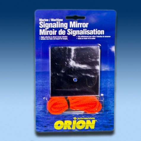 Orion Signal Mirror with Lanyard, 3" x 4"