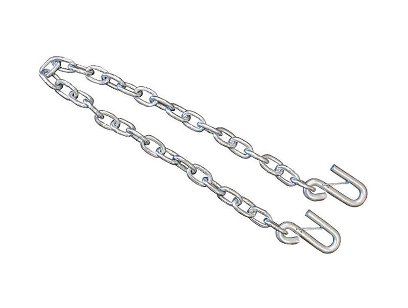 Safety Chain Class II, 3/16 in., 36 in. overall; S-hooks at both ends