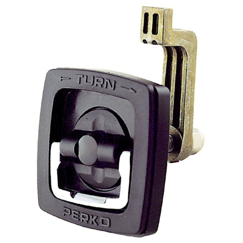 Perko 3-1/8" x 3-1/8" Black Flush Latch (Non-Locking)