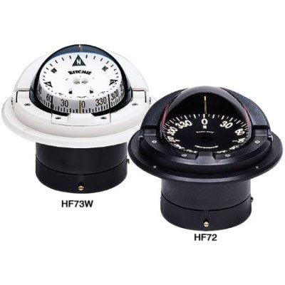 Ritchie, Compass, Flush Mount, Helmsman, 3-3/4" Dial, Black with Black Combi Dial