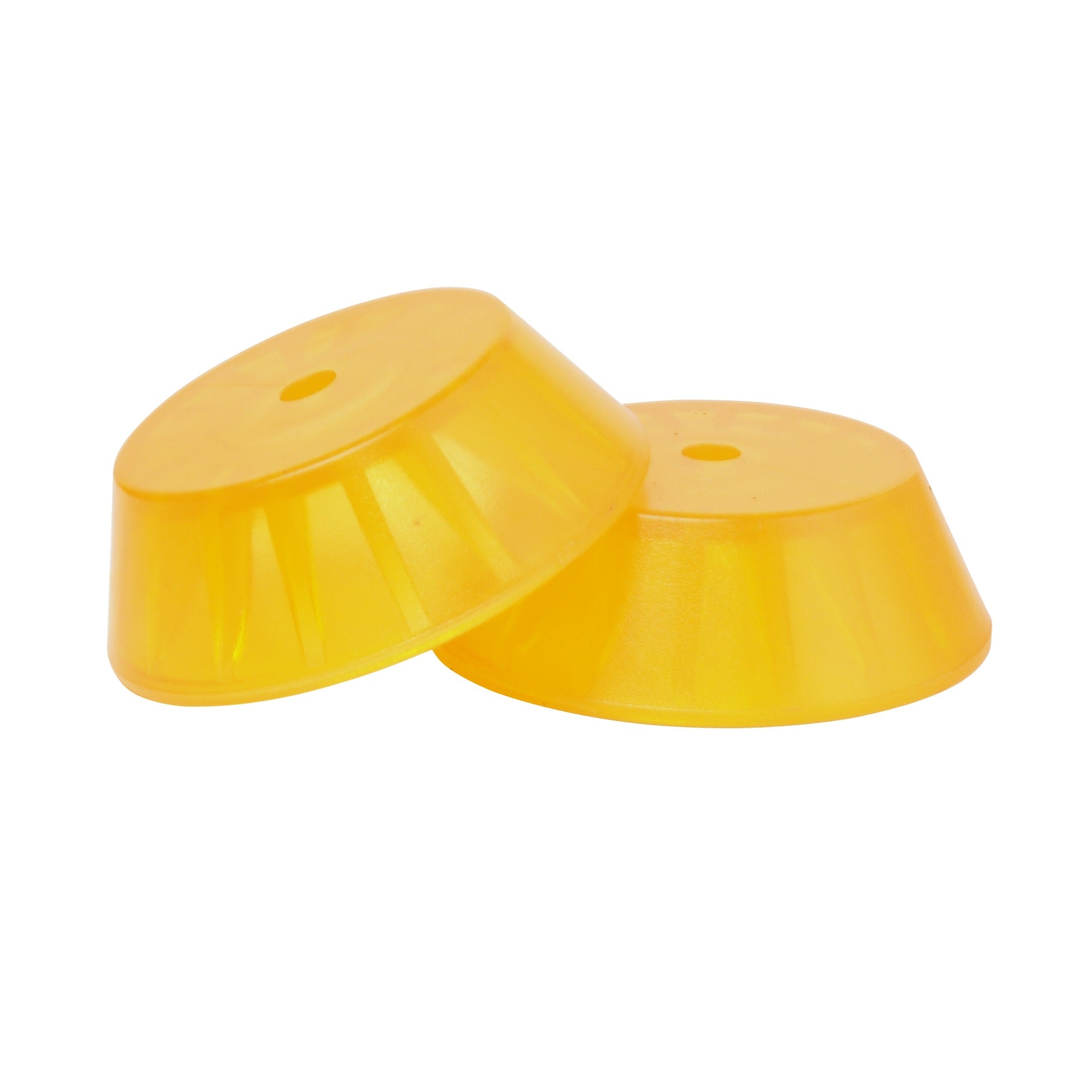 3" Bow Roller End Bell, Amber