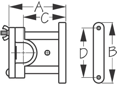 Sea-Dog, Antenna Stand-Off Bracket