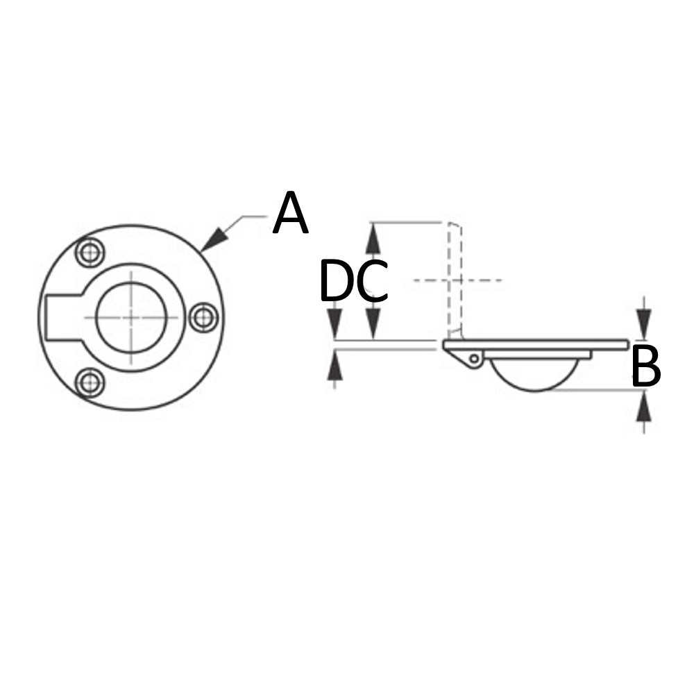 Sea-Dog Brass Round Lift Ring