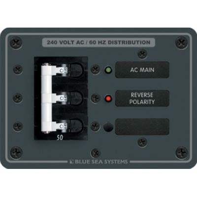 AC Distribution Panel, 120/240 Volt Triple Pole 50 Amp Main, No Meter