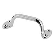 Perko Handle, Chrome, 6", (2 per Pack)