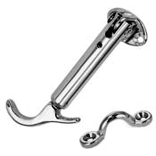 Perko Hatch Fastener, Windshield Keeper, Chrome