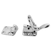 Perko Hold-Down Clamp, Flat Mounting, Chrome
