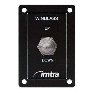 Windlass Toggle Switch, Panel Mount, Remote, Black