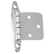 Perko Flush Hinge, Chrome, Pair
