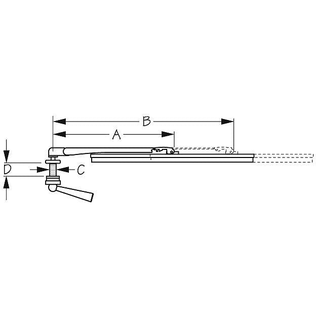 Chrome Brass Hand Wiper, Bagged