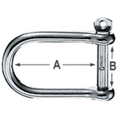 Wichard, Large Wide Opening Shackle 5/16 in.