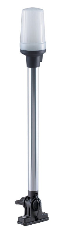 Perko, All-Round White 14" Pole Light, Fold Down, Vertical Mount