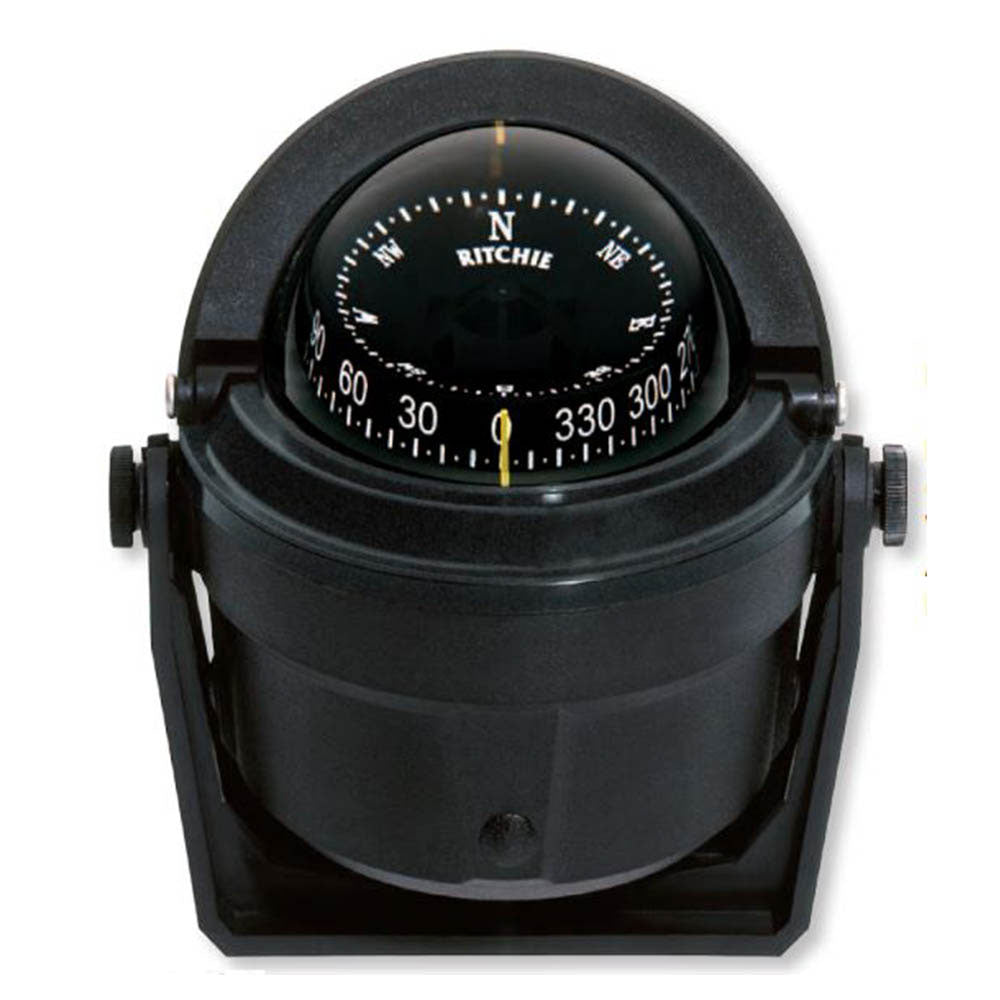 Ritchie, Compass, Bracket Mount, Voyager, 3" Dial, Black with Direct Read Dial