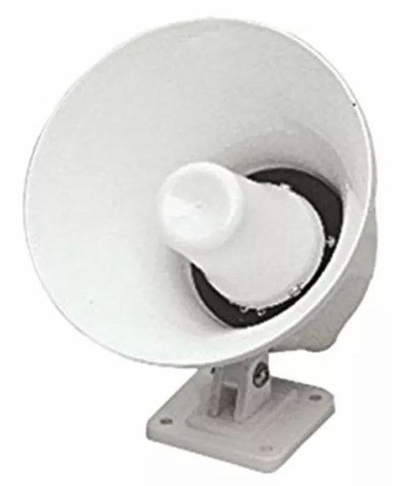 Deck Horn/Hailer, 5-1/2" Round Waterproof 12W/8W, 8 Ohm