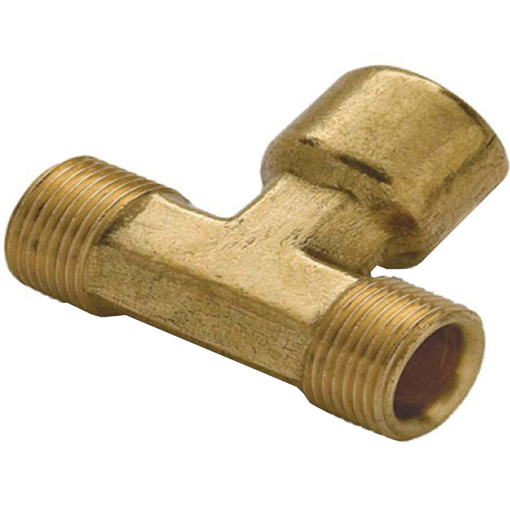 SeaStar HF5533 Hydraulic Tee Fitting, 3/8" Tube x 1/4" NPT x 3/8" Tube