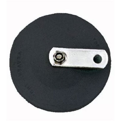 Rubber Pad for Inflatable Dinghy Stand-off Brackets, 4", Black