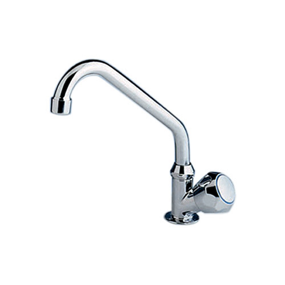 Scandvik Chrome Standard Cold Water Double Bend Spout