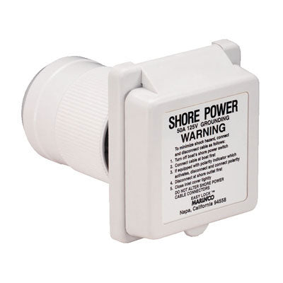 Marinco, 50A 125V Non-Metal Power Inlet