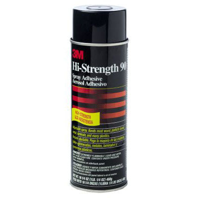 Spray Adhesive, Hi-Strength 90 17.6 fl oz 3M
