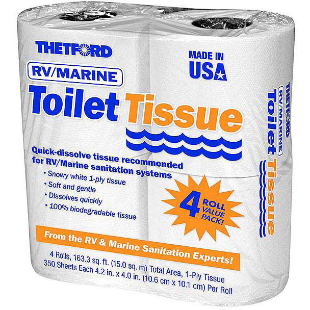 Thetford 20804 Marine Soft Rapid Dissolve Toilet Tissue-Toilet Paper