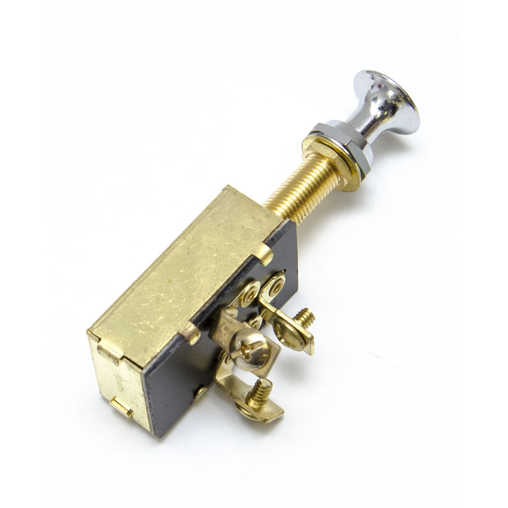 Brass Push-Pull Switch-3 Position