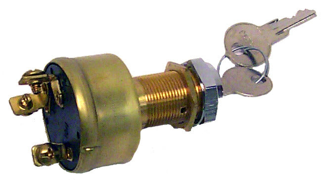 Sierra Brass Ignition Switch, 3 Position