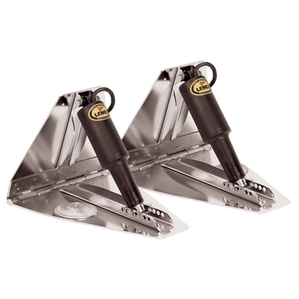 High Performance Trim Tab Set, 12v, 14" L x 12" W, Single Actuator