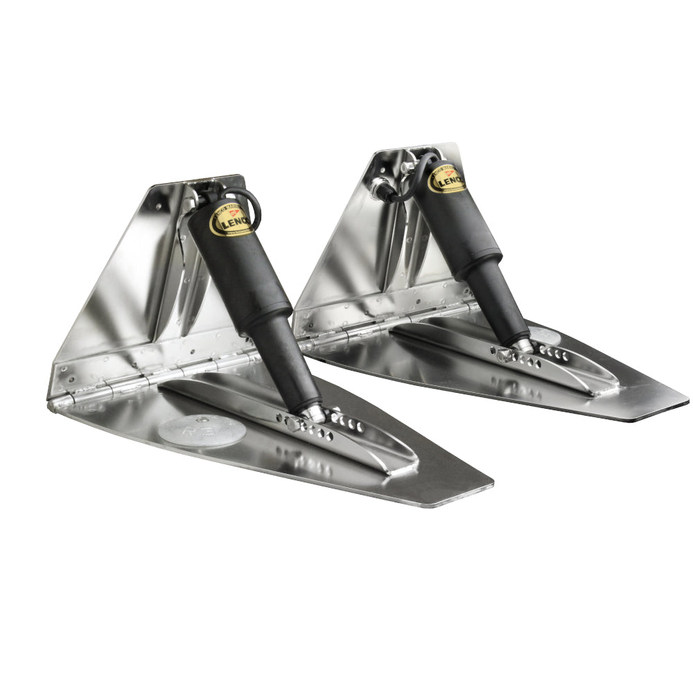 High Performance Trim Tab Set, 12v, 18" L x 12" W, Single Actuator