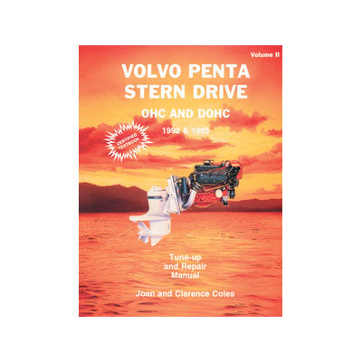 Volvo / Penta Stern Drive Repair Manual, 1992 - 1993, Single (SP) & Duo (DP) Prop, Powered by Volvo, 4 Cylinder, 3602