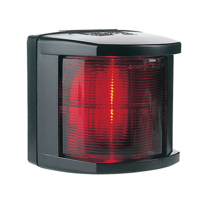 2 NM Port Lamp Hella Marine Series 2984, Red w/ Black Housing
