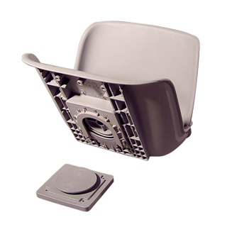 Tempress, Quick Disconnect Swivel Seat Gray