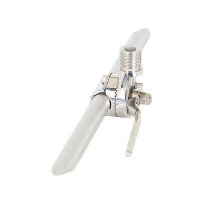 Shakespeare, Antenna Rail Mount Stainless Steel w/ Cable Feed Hole