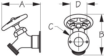 Sea-Dog, Wash Down Faucet