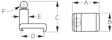 Sea-Dog Male Windshield Retainer Spacer (2 Per Pack)