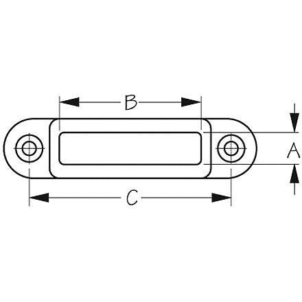 Sea-Dog, Deck Mount Bow Socket (2 Per Pack)