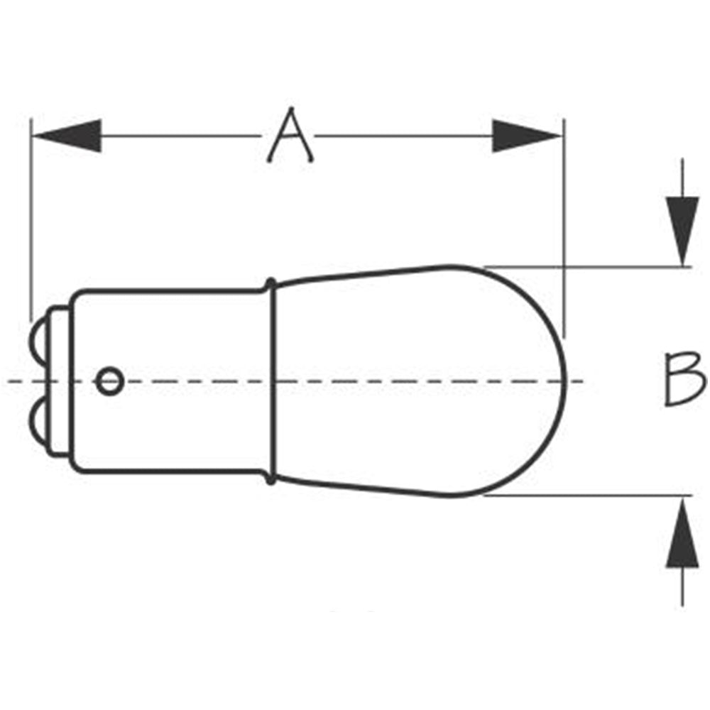 1157 Bulb 12.8V 2.10 Amp 32.00 Cp, (2 Per Pack)