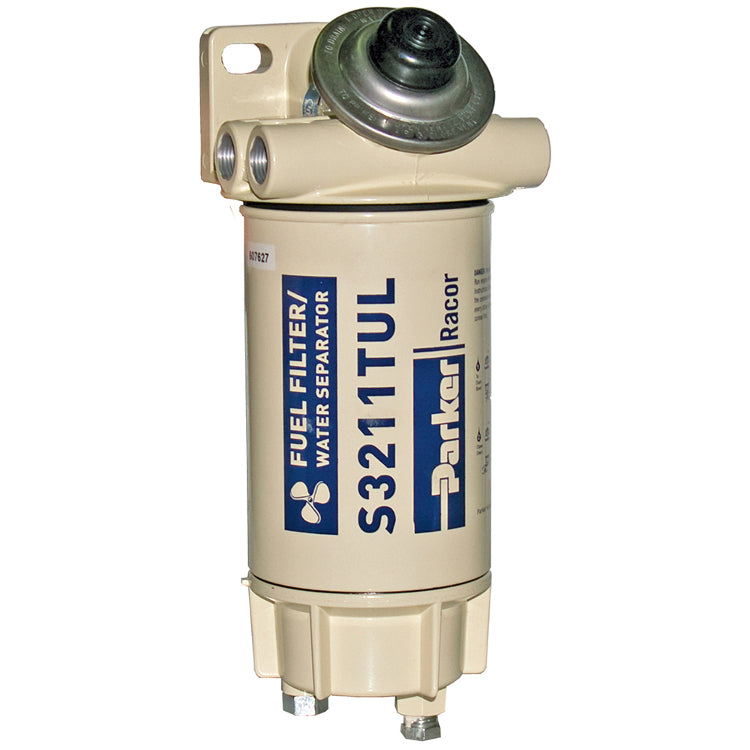 460MAM10 Fuel Filter/WS, Alum. Bowl, 60 GPH, 10 Micron, UL Listed