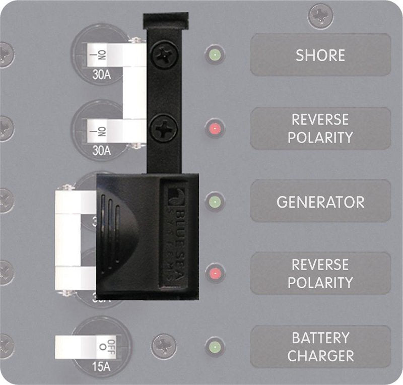 Lockout Slide For A & B Breakers
