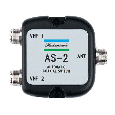 Shakespeare, 2-Position, Marine Grade, AS-2 Automatic Coaxial Switch