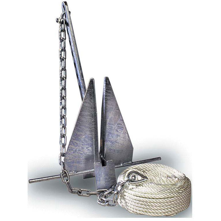 Tie Down Engineering Super Hooker Anchor Kit Includes Anchor, Anchor Line, Chain and (2) Shackles
