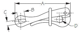 Sea-Dog, Pelican Hook, 4"